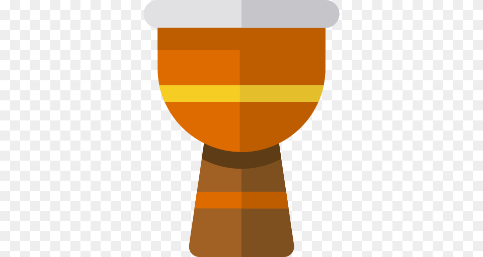 Djembe African Icon, Glass, Alcohol, Beer, Beverage Png Image