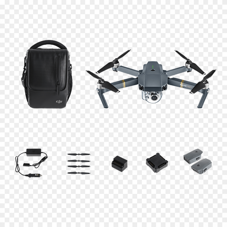 Dji Drone Mavic Pro Fly More Combo, Bag, Aircraft, Airplane, Transportation Png Image