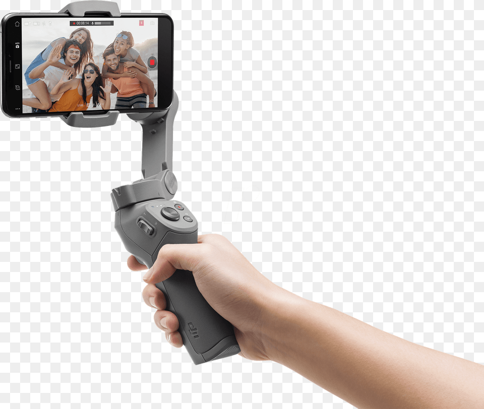 Dji Osmo Mobile 3 Gimbal In Hand, Photography, Adult, Woman, Person Png Image