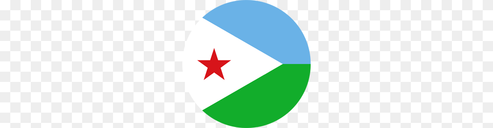 Djibouti Flag Emoji, Star Symbol, Symbol Free Png Download