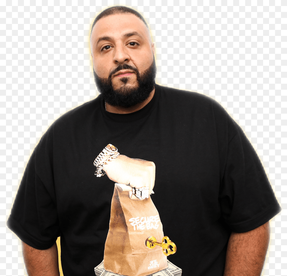 Djkhaled Birthday Cool New 4k Rapper Dj Artist Dj Khaled Background, Clothing, T-shirt, Adult, Bag Free Png Download