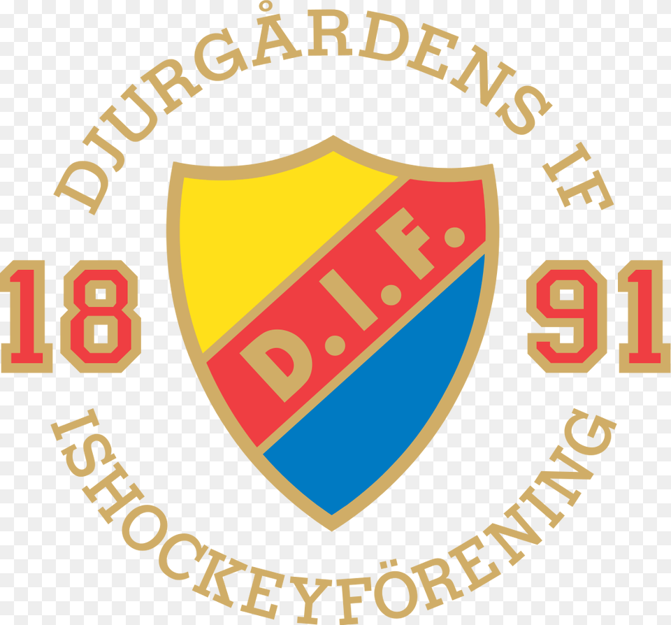 Djurgrdens If Hockey, Logo, Badge, Symbol, Emblem Png Image