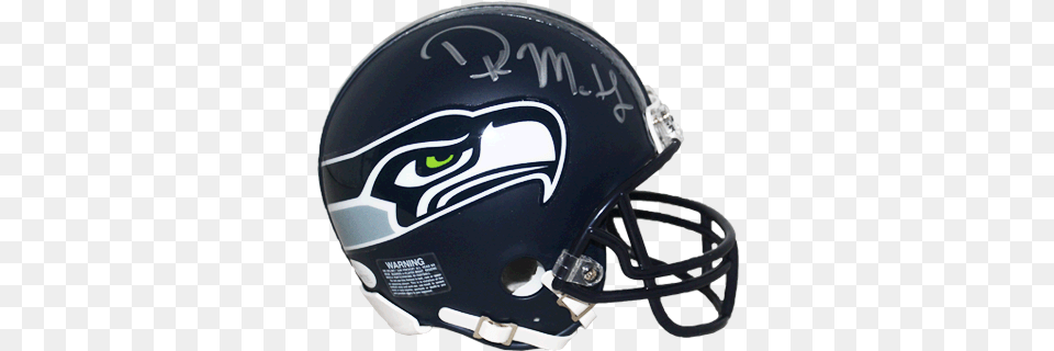 Dk Metcalf Signed Seattle Seahawks Mini Helmet Jsa Seattle Seahawks, American Football, Football, Football Helmet, Sport Free Png
