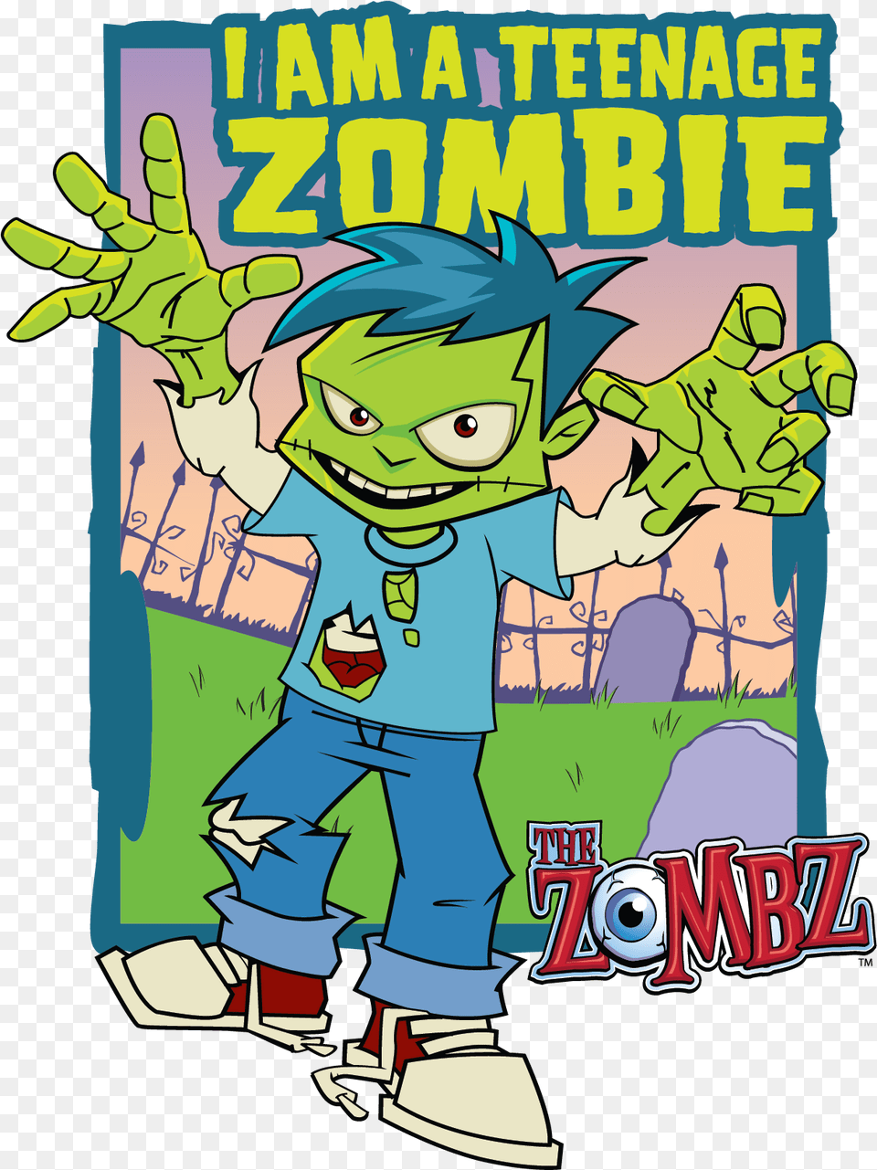 Dk Of The Zombz Zombie Cartoon Horde Zombie Apocalypse Animated Cartoon, Book, Comics, Publication, Baby Free Transparent Png