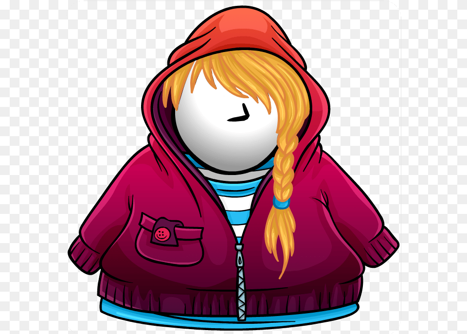 Dk Style Magenta Sunset Hoodie Cartoon, Clothing, Coat, Sweatshirt, Sweater Free Png