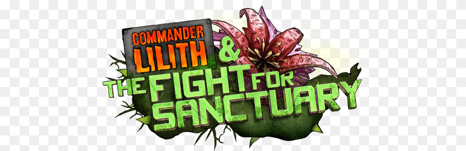 Dlc Campaign Setting Up Borderlands 3 Borderlands 2 Fight For Sanctuary Logo, Green, Vegetation, Plant, Flower Free Png Download