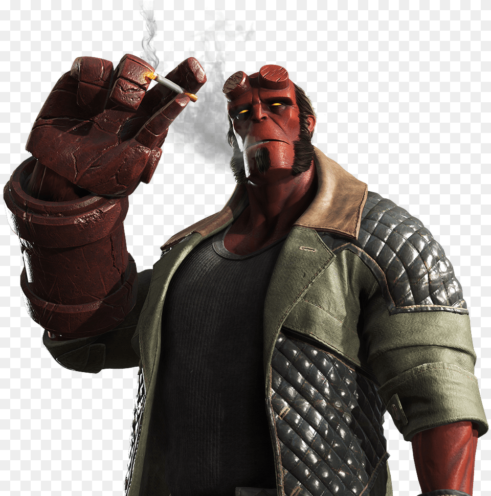 Dlc Hellboy Injustice Gods Among Us, Adult, Person, Man, Male Free Transparent Png