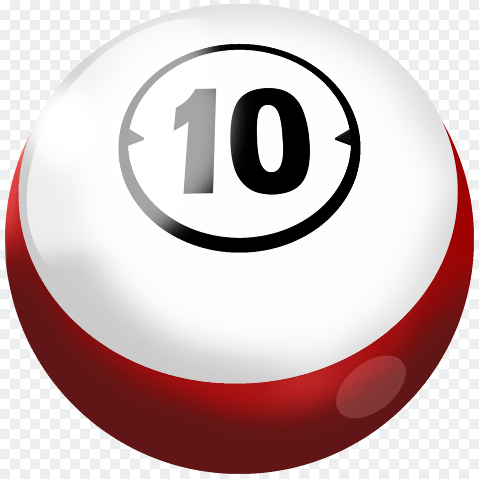 Dlnorton Ten Ball Clipart, Sphere, Symbol, Text, Number Free Png