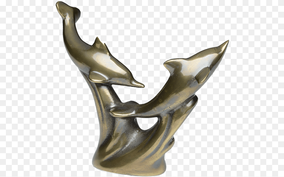 Dlp 2 B 1 Bronze Sculpture, Animal, Fish, Sea Life, Shark Free Png Download