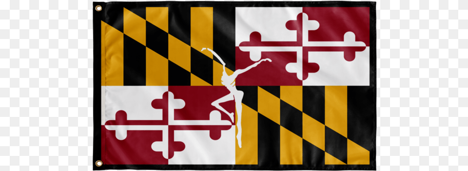 Dmb Firedancer Flag Maryland Maryland State Flag, Dancing, Leisure Activities, Person, Circus Free Png