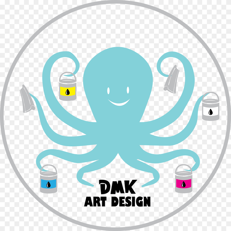 Dmk Art Design Logo Personal Development, Animal, Sea Life, Food, Seafood Free Png