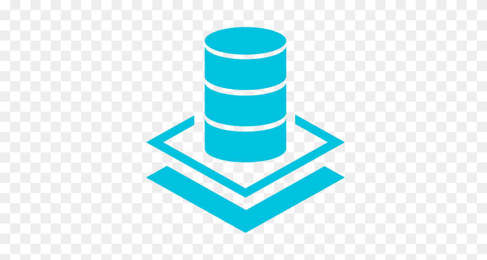 Dms Database Management Database Document Icon With, Cylinder Free Transparent Png