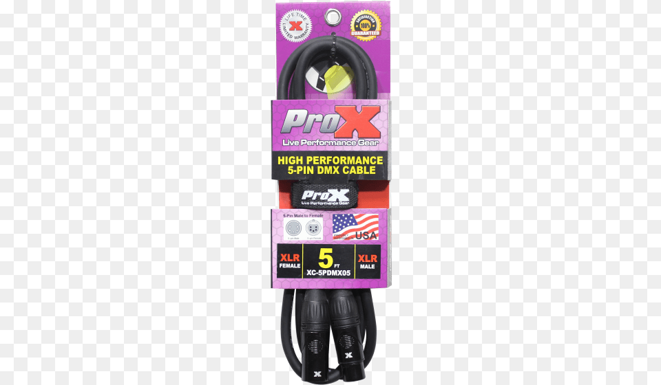 Dmx High Performance Cable 5ft Prox Xcp Dmx10 3 Pin Premium Sheilded Dmx Lighting, Adapter, Electronics Free Png Download