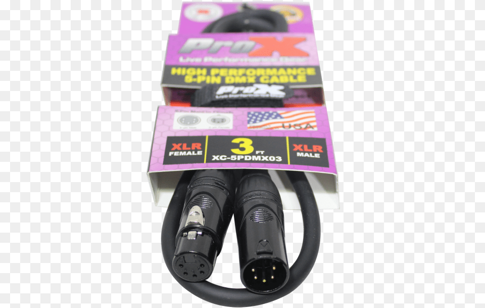 Dmx Xlr5 M To Xlr5 F High Performance Cable Usb Cable, Adapter, Electronics, Mortar Shell, Weapon Free Png