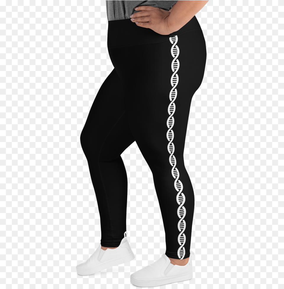 Dna Double Helix Plus Size Leggings Leggings, Clothing, Pants, Adult, Female Free Png Download