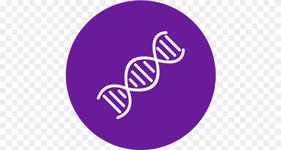 Dna Helix Genetics Icon Dot, Purple, Logo, Disk, Light Free Png Download