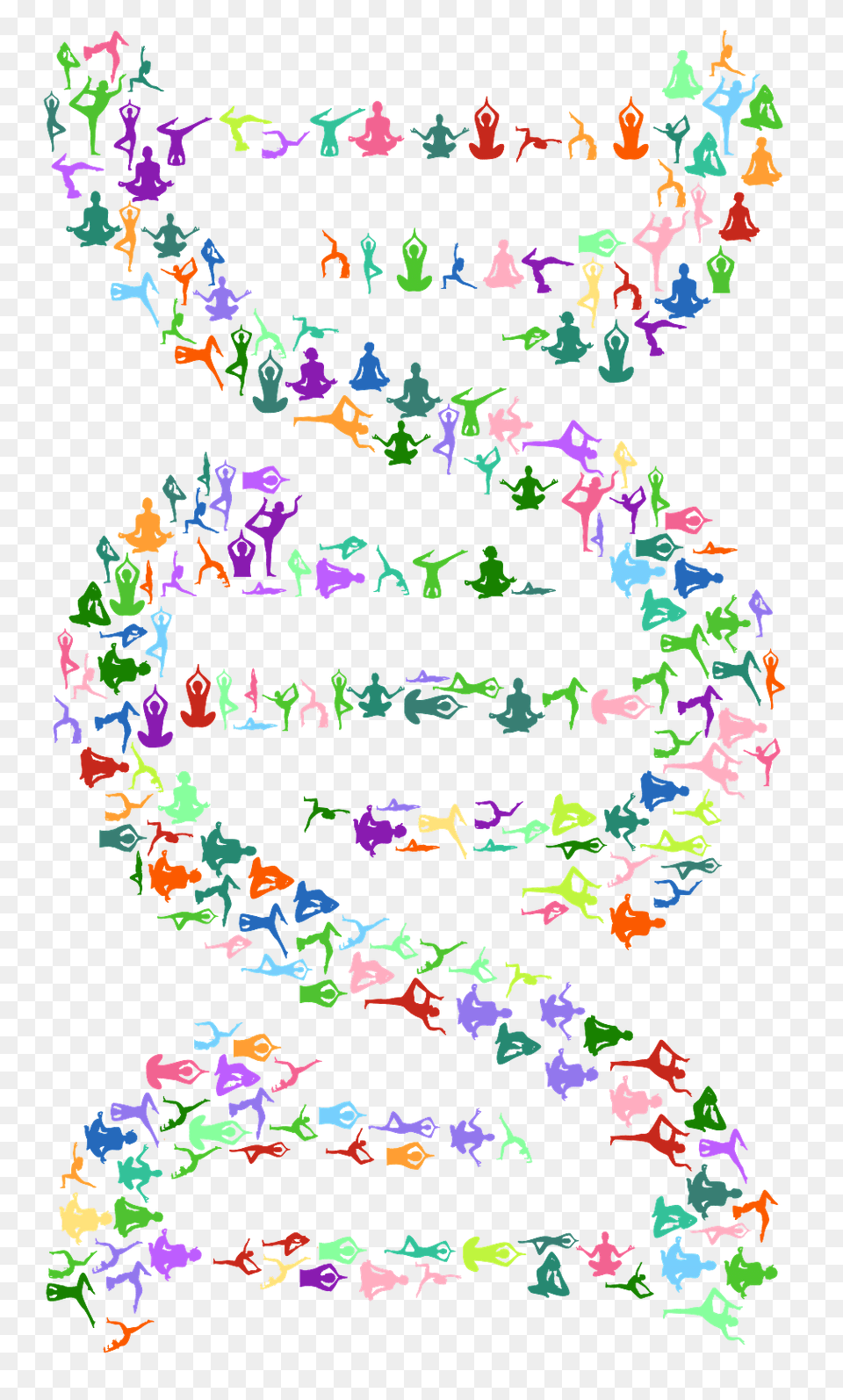 Dna Helix Yoga, Paper, Art, Pattern, Person Free Transparent Png