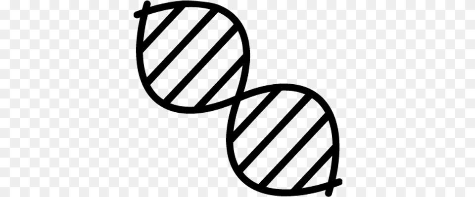 Dna Molecule Science Acid Healthcare Deoxyribonucleic Genetics Symbol, Gray Free Transparent Png