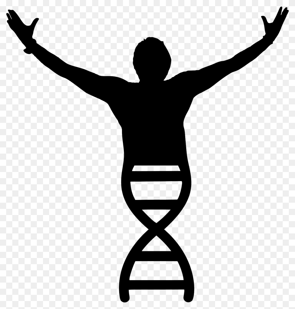 Dna Silhouette Of A Man, Adult, Male, Person, Dancing Free Png Download