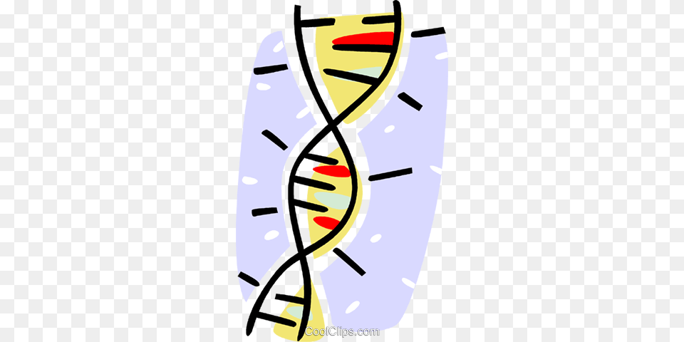 Dna Strands Royalty Vector Clip Art Illustration, Modern Art Free Png