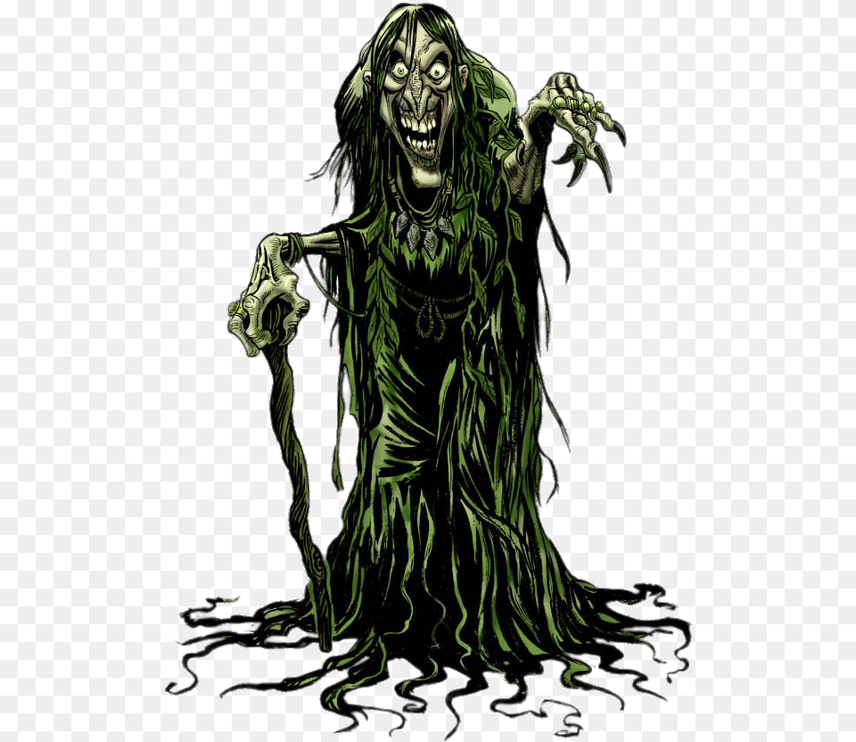 Dnd 5e Sea Hag, Green, Person, Alien, Face Png Image