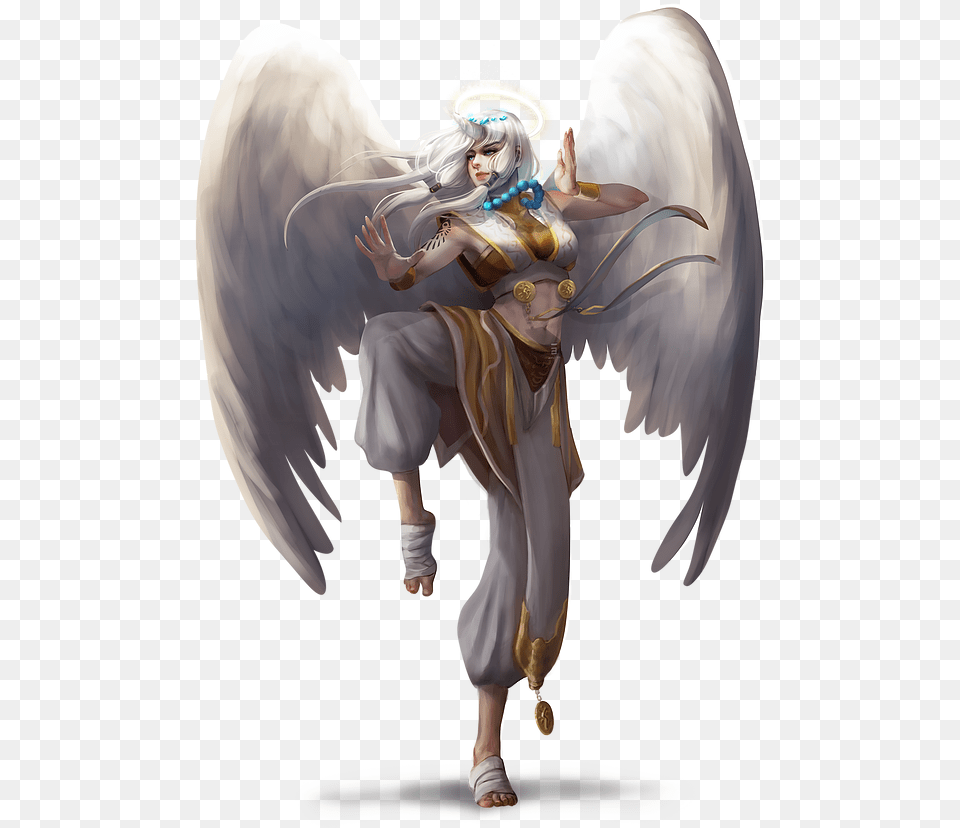 Dnd Aasimar Monk, Angel, Adult, Female, Person Free Png Download