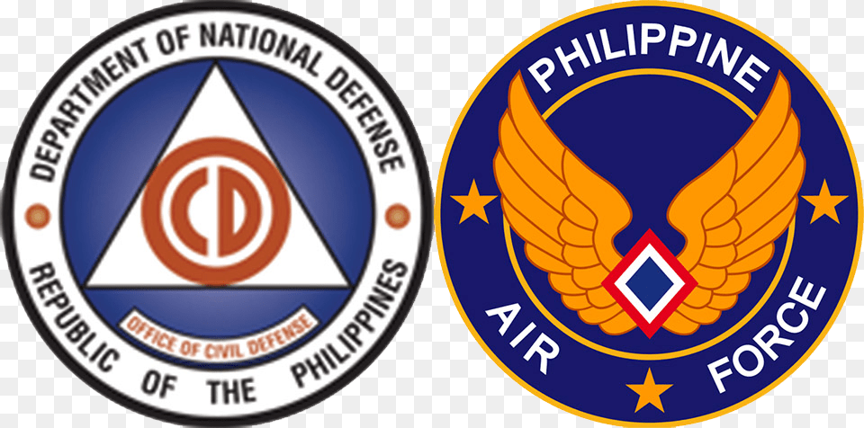 Dnd And Paf Logo Philippine Air Force Logo, Emblem, Symbol, Badge Free Png Download