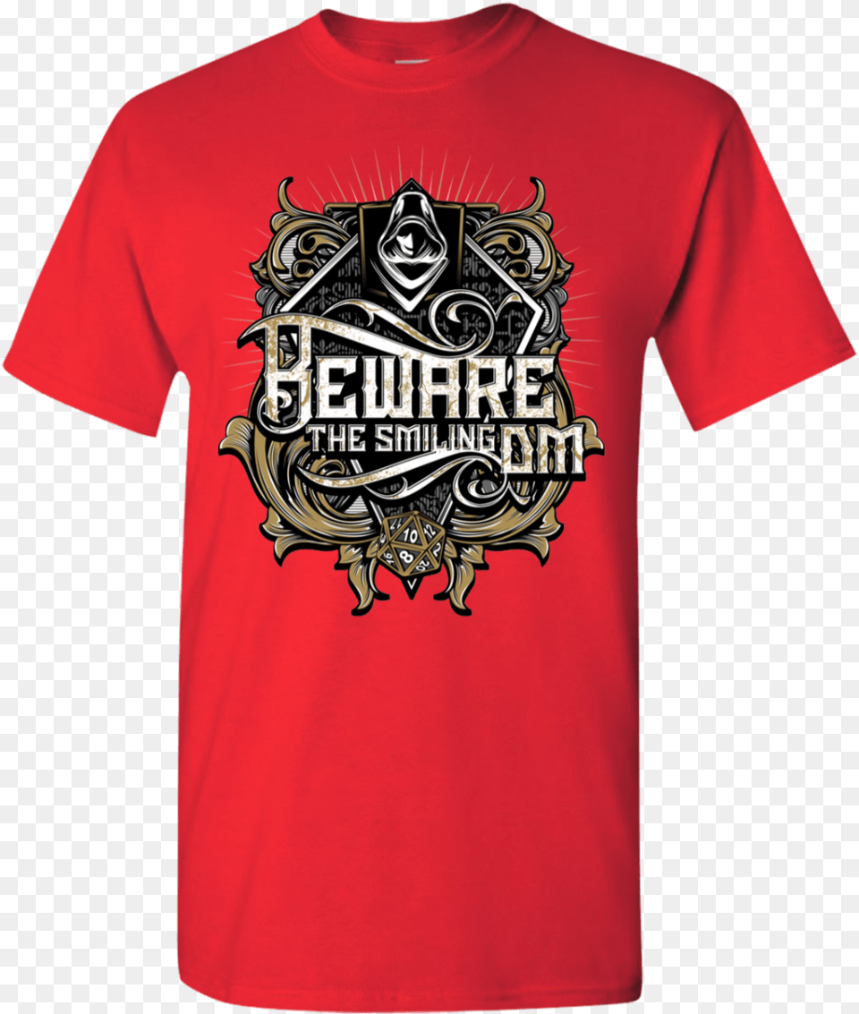 Dnd Beware The Smiling Dm Shirt, Clothing, T-shirt Free Png