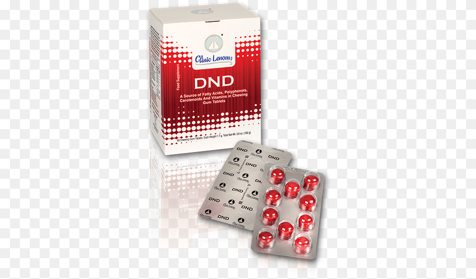 Dnd Chewing Gum Tablets Dominoes, Medication, Pill Free Png Download