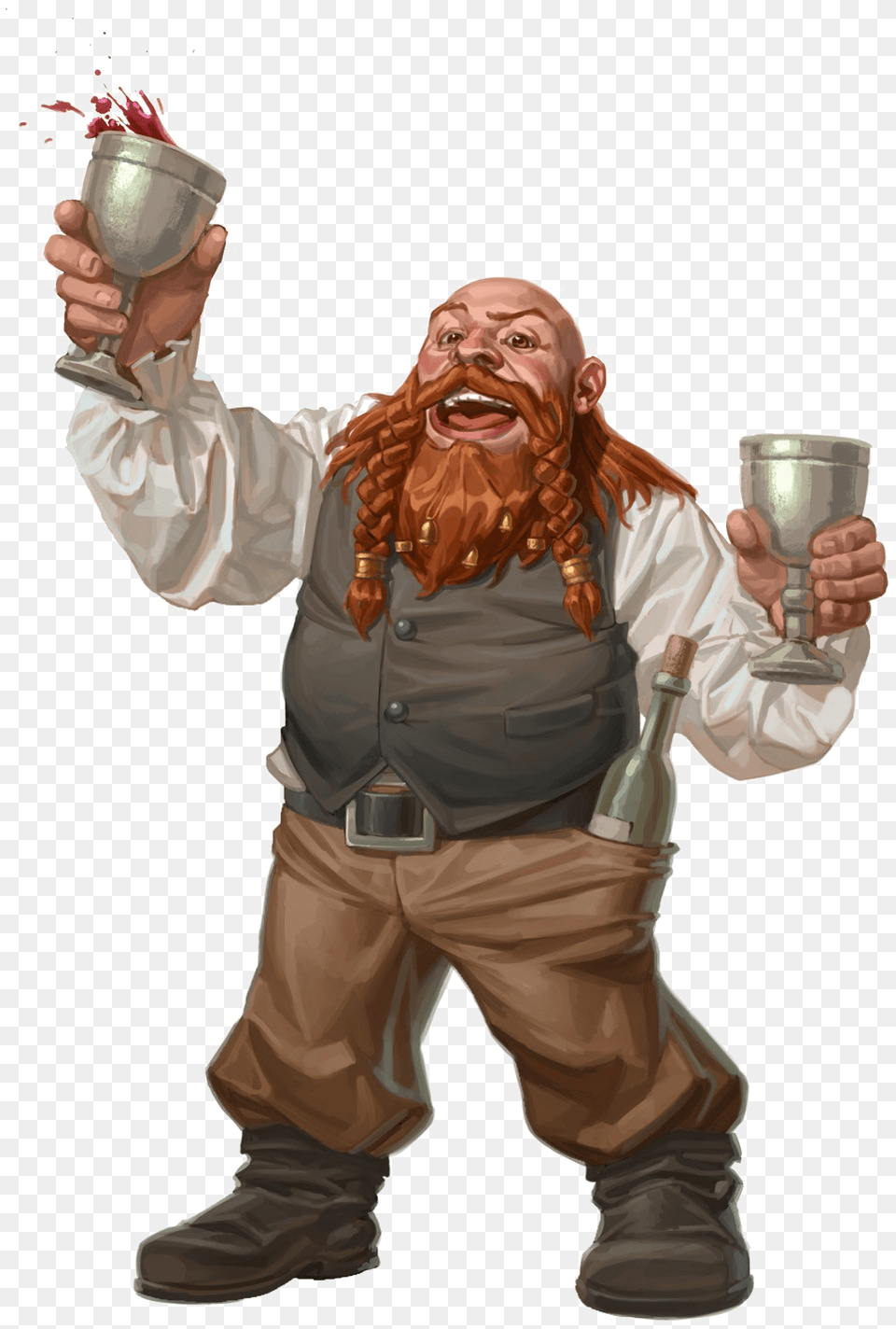 Dnd Dwarf Bartender, Adult, Person, Man, Male Free Transparent Png