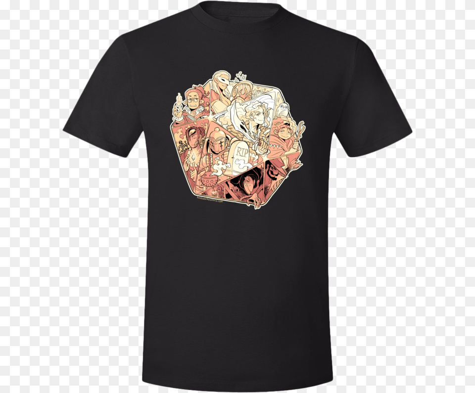 Dnd Tee From Hiveworks Miyumon A Gentleman Demon, Clothing, T-shirt, Shirt, Sleeve Free Transparent Png