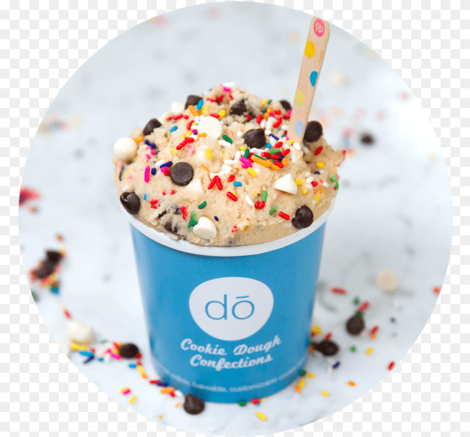 Do Edible Cookie Dough Nyc, Cream, Dessert, Food, Ice Cream Free Png Download