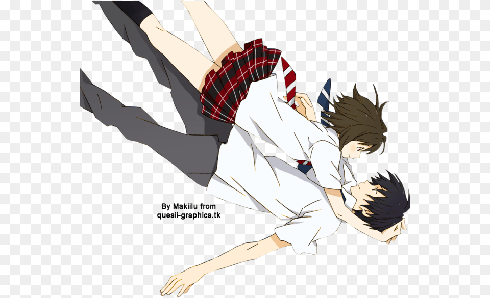 Do It Together Falling Couple, Publication, Book, Comics, Person Png Image