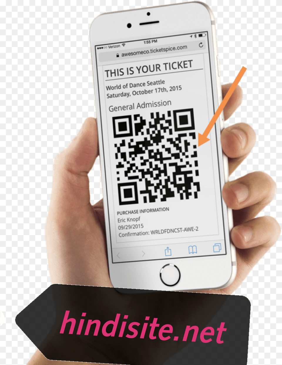 Do Mobile Tickets Look Like, Electronics, Mobile Phone, Phone, Qr Code Png