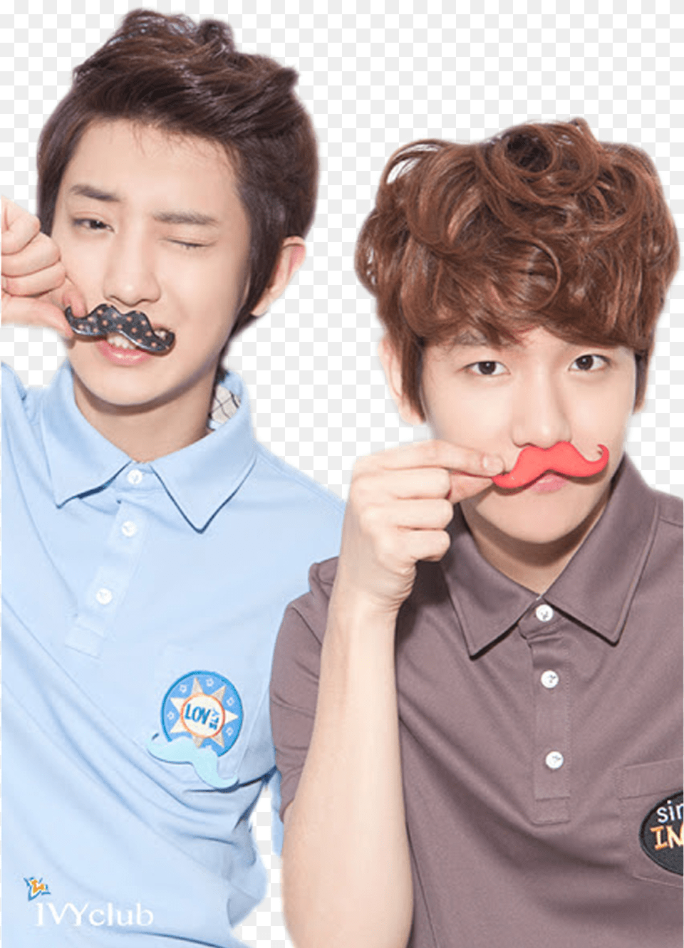 Do Not Claim These As Yours Exo Chanyeol Baek Hyun, Face, Person, Head, Portrait Free Png Download