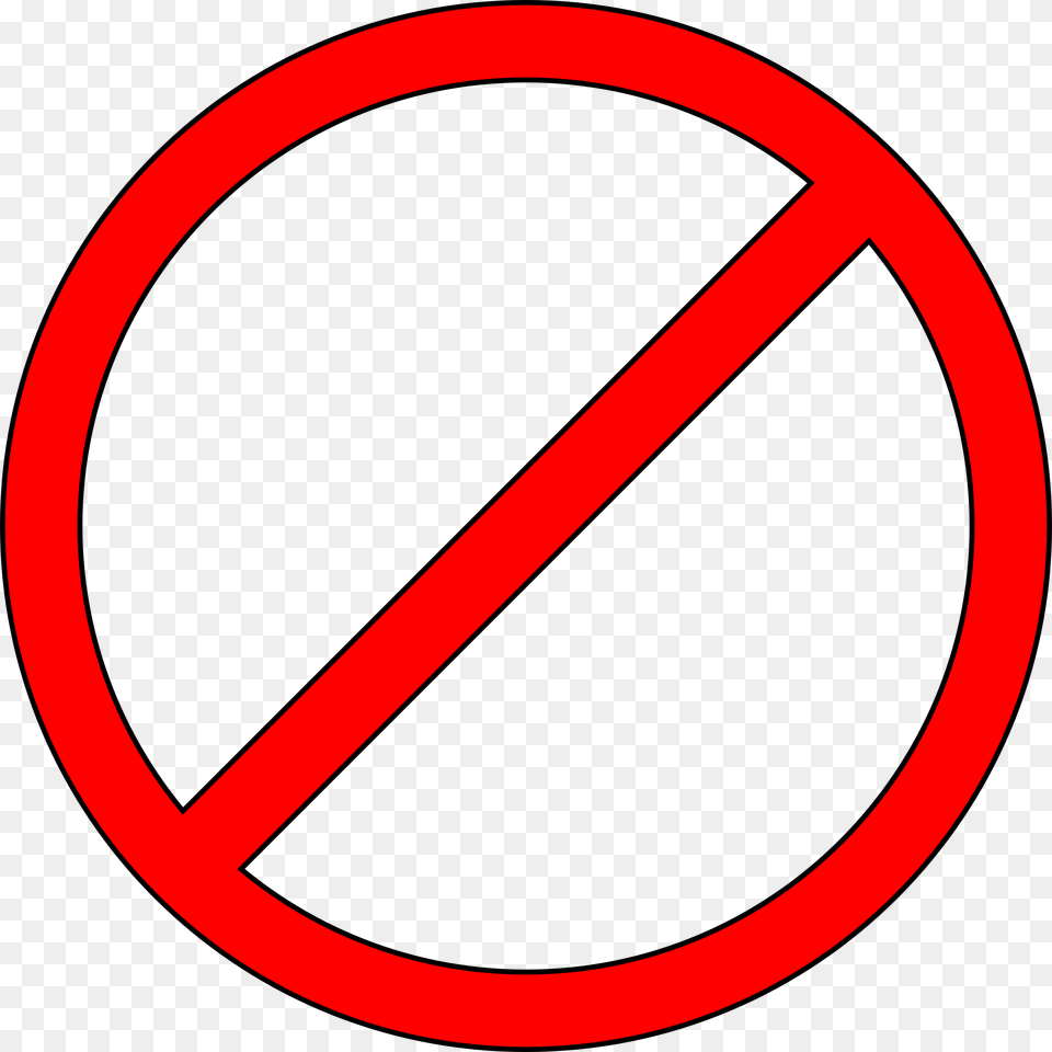 Do Not Clip Art, Sign, Symbol, Road Sign, Stopsign Free Png