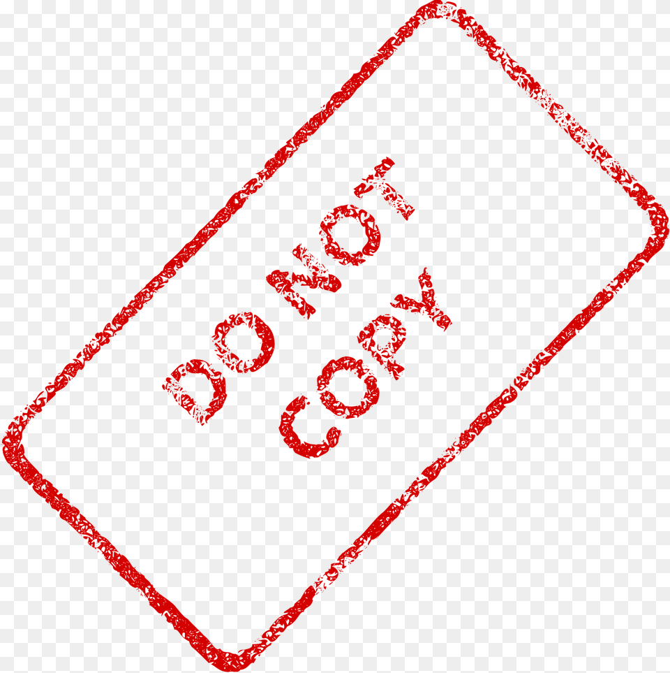 Do Not Copy Business Stamp Clipart, Text Free Transparent Png