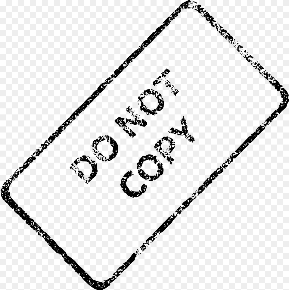 Do Not Copy Watermark Transparent, Gray Free Png Download