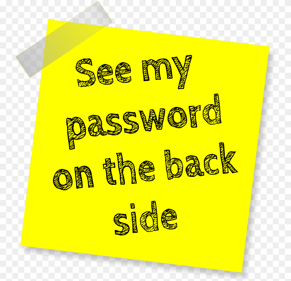 Do Not Create Easy To Guess Passwords My Passwords, Text Png