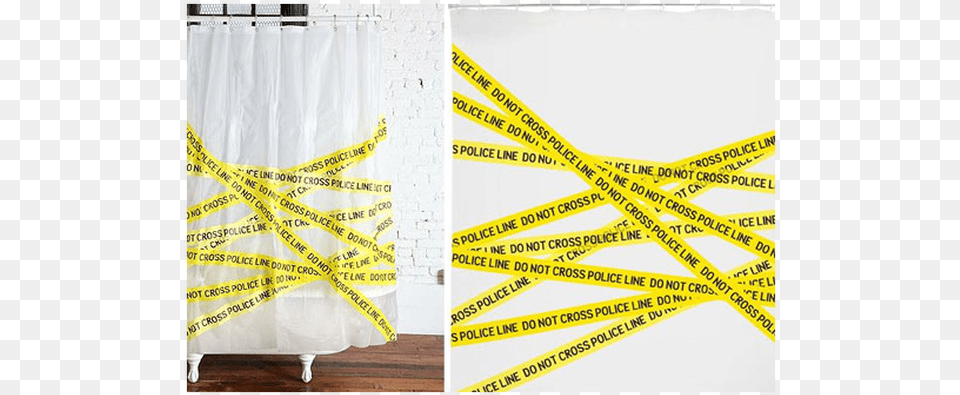 Do Not Cross Shower Curtain, Chart, Plot Png Image