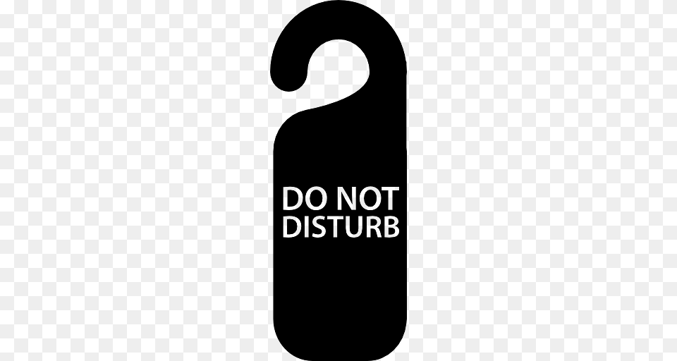 Do Not Disturb Black Door Sign, Bottle, Electronics, Hardware Png