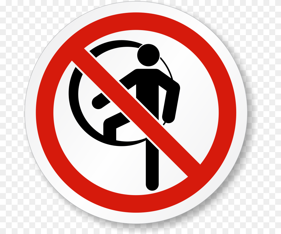 Do Not Enter Confined Space Iso Prohibition Symbol Label Sku Lb, Sign, Road Sign Free Transparent Png