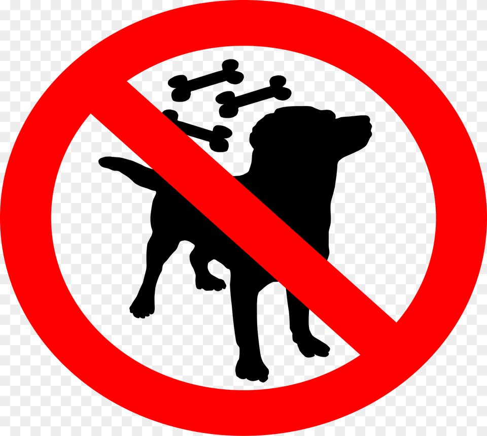 Do Not Feed Dogs Clipart, Sign, Symbol, Road Sign, Animal Free Png Download