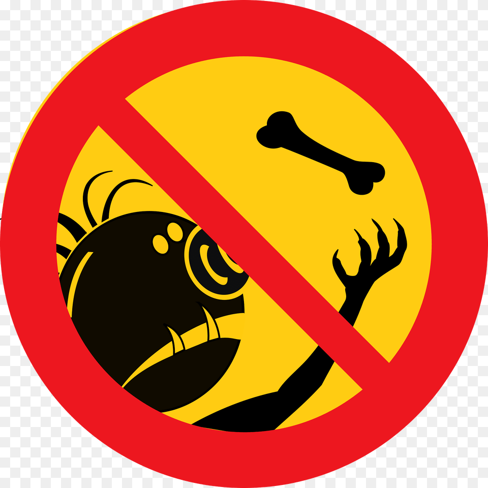 Do Not Feed The Trolls Clipart, Sign, Symbol, Road Sign Png