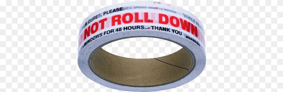 Do Not Roll Down Tape Adhesive Tape, Disk Free Png Download