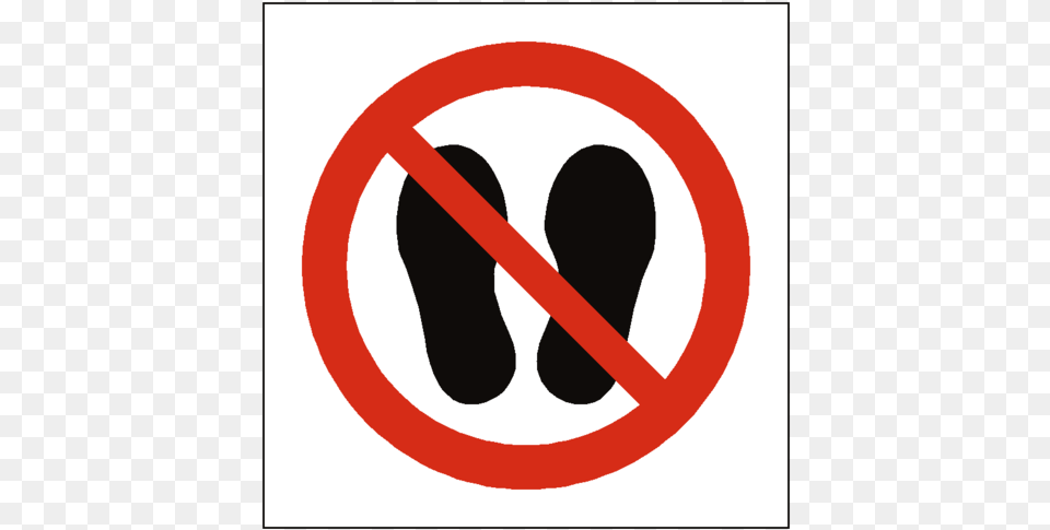 Do Not Stand Or Walk Here Symbol Sign, Smoke Pipe Png