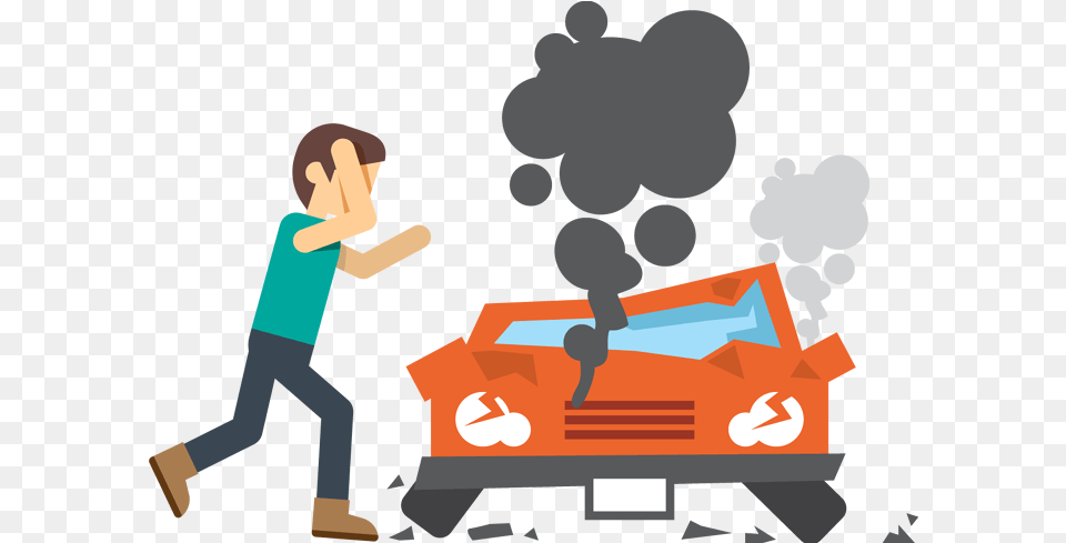 Do Not Throw It Apart Get Top Cash For Your Garbage Car Crash Cartoon, Boy, Child, Male, Person Free Png