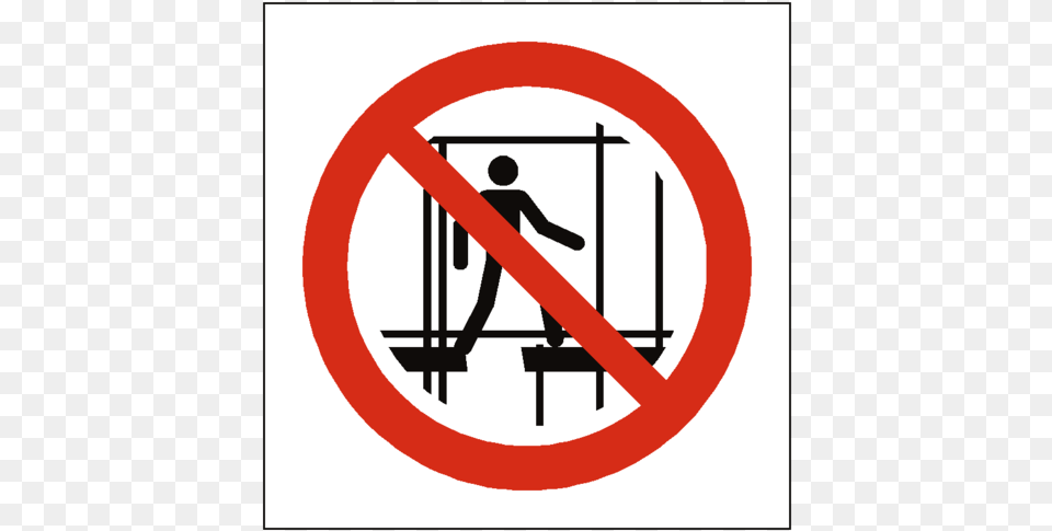 Do Not Use Incomplete Scaffold Symbol Label, Sign, Road Sign, Head, Person Png Image