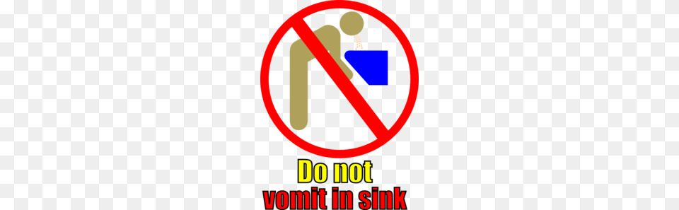 Do Not Vomit In Sink Clip Art, Sign, Symbol, Dynamite, Weapon Png Image