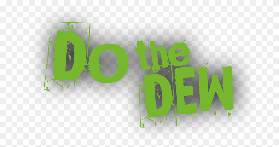 Do The Dew Logo, Green, Text, Adult, Male Free Png Download